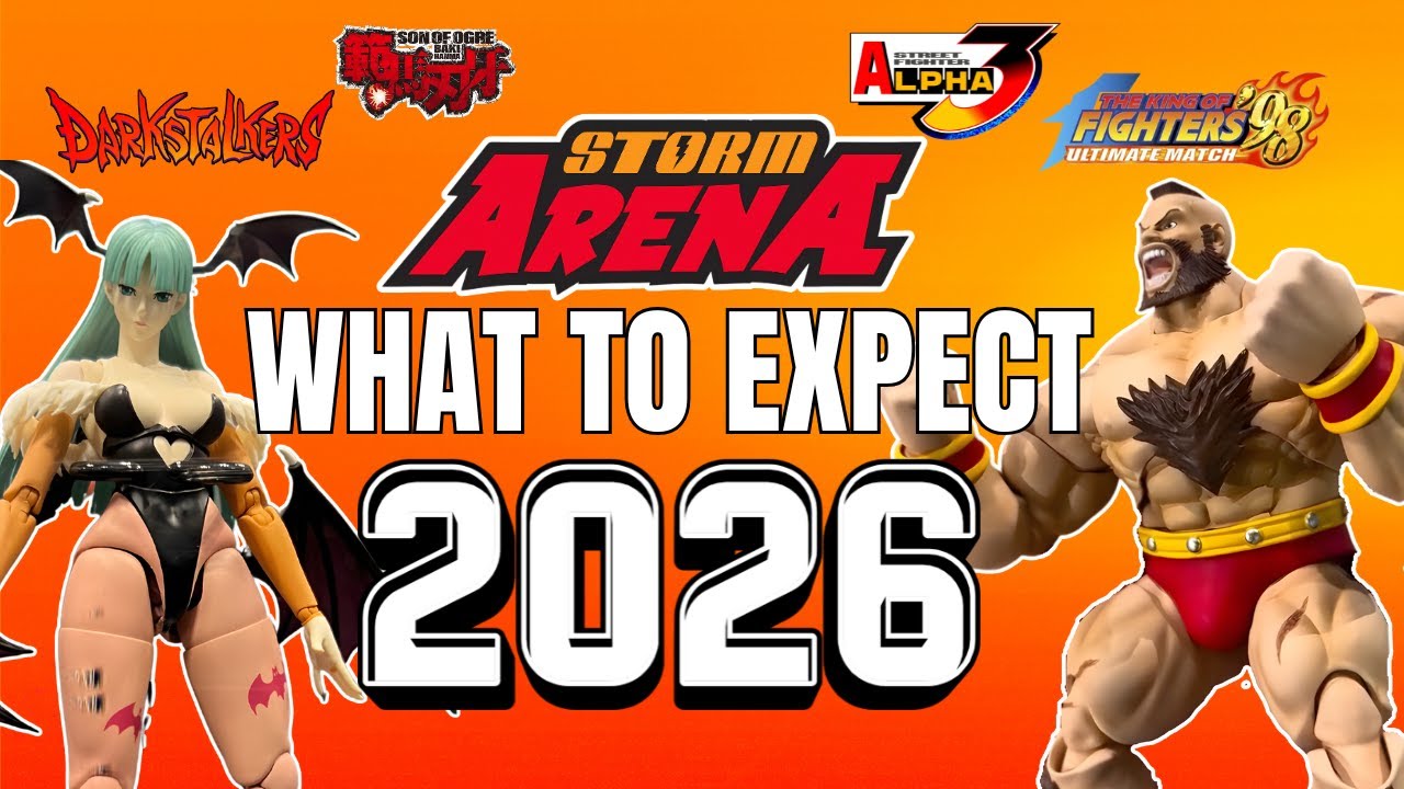 STORM ARENA WHAT TO EXPECT IN 2026 | STREET FIGHTER, DARKSTALKERS, KOF, AND MORE!