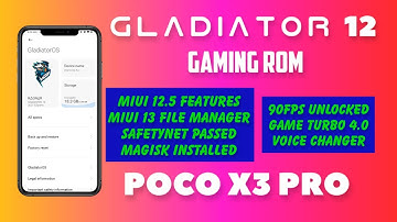 GladiatorOS 12 🔥 MIUI 12.5 🎮 Gaming Rom || Poco X3 Pro || 👍வேற லெவல்!