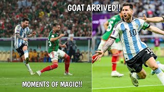 അയാൾക്ക് എന്ത് ഒച്ചോവ👽🔥|Messi arrived|Argentina vs Mexico Malayalam|Goldnball