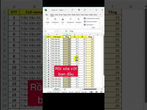 mẹo trong excel