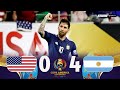 Usa 0 x 4 argentina  2016 copa amrica semifinal extended goals  highlights