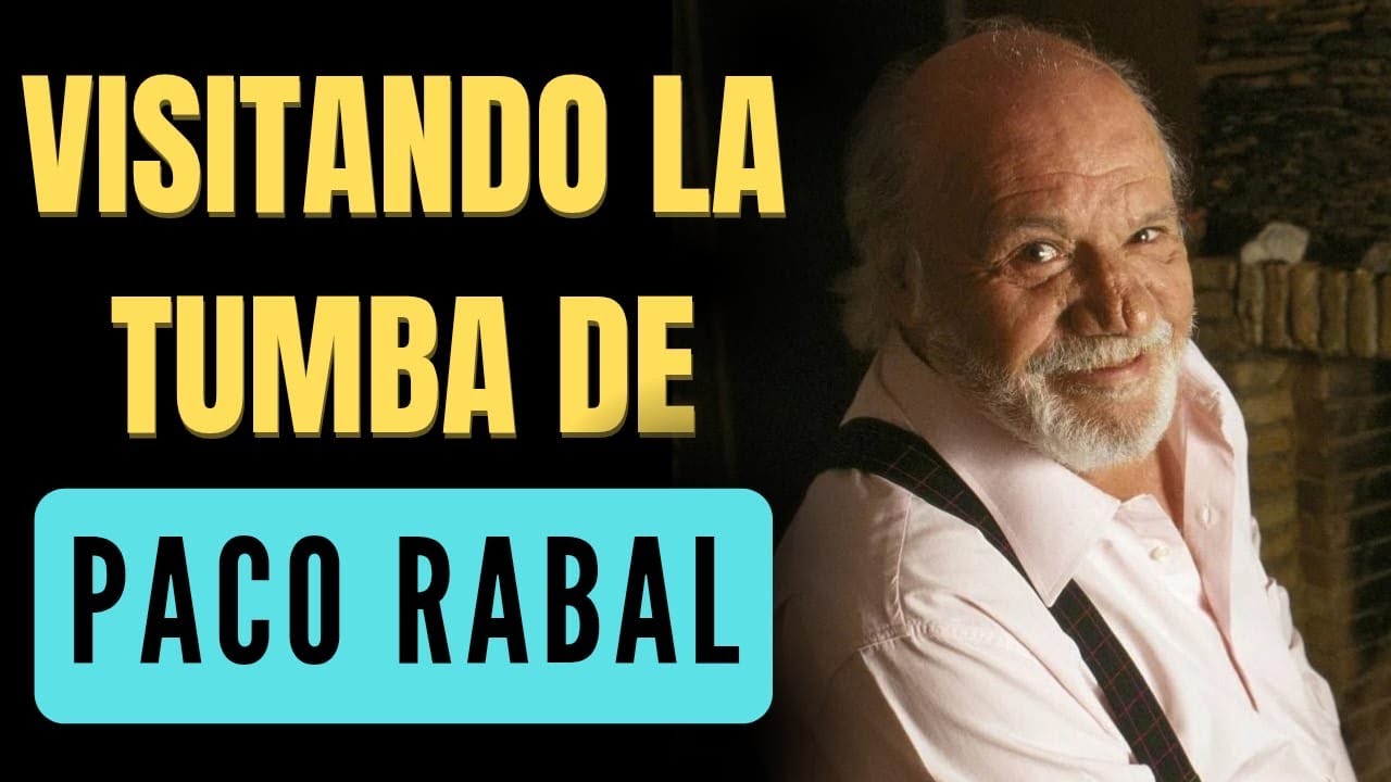 La inscripción que guarda la tumba de Paco Rabal