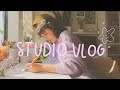 art studio vlog 019: making gifs & getting ready to restock