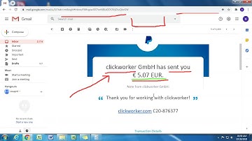 MY EURO CURRENCY PAYEMENT PROOF LIVE FROM CLICKWORKER WEBSITE VIA PAYPAL |Top Freelance Earning Site