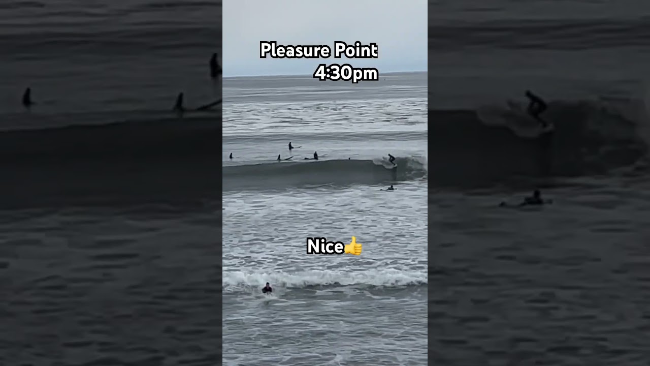👍Surfing Pleasure Point👍Santa Cruz California 