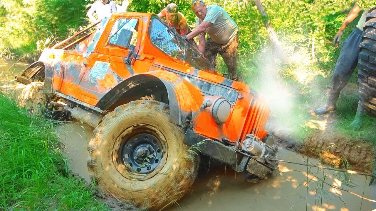 Внедорожники из СССР Газ 69 и Советский грузовик Газ 66 оффроад Волга ...