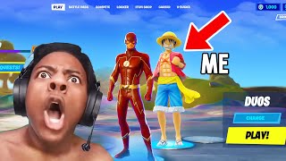 I Surprised iShowSpeed With One Piece in Fortnite