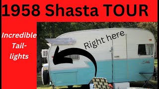 EP 267 1958 Shasta TOUR vintage camper walk around Retro RV