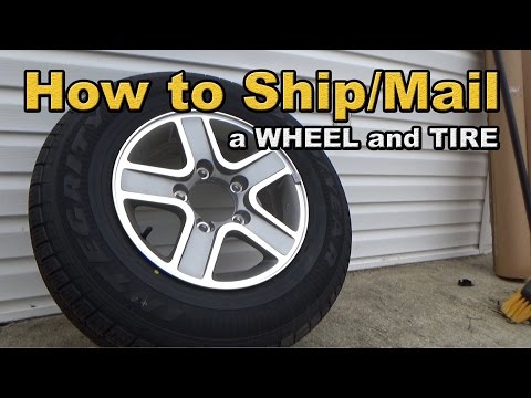 How to ship a wheel and tire in the US by mail (UPS, FEDEX, USPS)