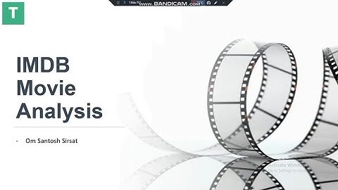 IMDB Movie Analysis | Trainity Data Analytics Project