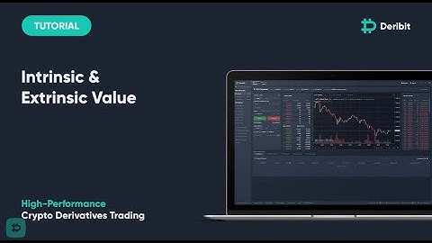 Intrinsic and extrinsic value of options
