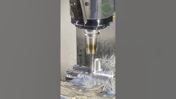 CNC machine tool measurement and water testing are completed in one go. #cnc #brahmacnc #machine