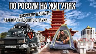 видео: ПРОСНУЛСЯ В ЛУЖЕ В ПАЛАТКЕ!😱ЖИГА КИПИТ В ЭЛИСТЕ! Волгоградские пробки!🥵 Ядовитые Саратовские пауки!😬 картинка: ПРОСНУЛСЯ В ЛУЖЕ В ПАЛАТКЕ!😱ЖИГА КИПИТ В ЭЛИСТЕ! Волгоградские пробки!🥵 Ядовитые Саратовские пауки!😬