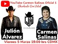 Julión Álvarez en "Charlando Con Usted" con Carmen Salinas