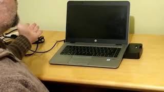 How to set up HP laptop with docking station