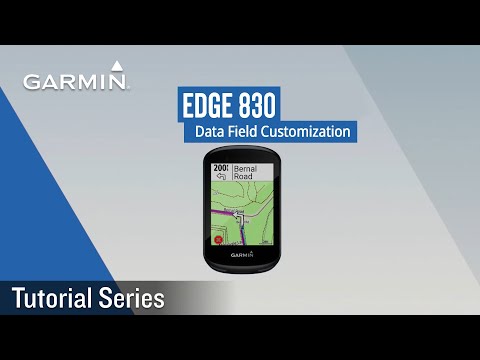 Support: Edge® 530 Data Field Customization 