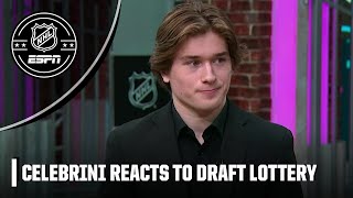 Macklin Celebrini speaks after Sharks win top pick in 2024 draft | NHL on ESPN