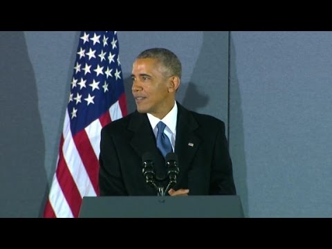 Obama speaks after Trump inauguration