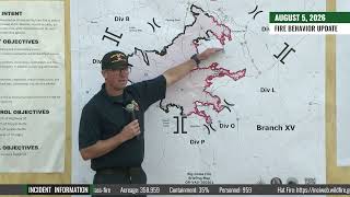 Fire Behavior Update - August 5, 2026