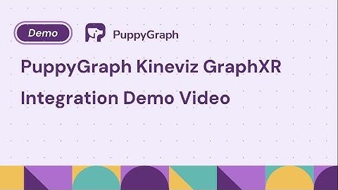 PuppyGraph Kineviz GraphXR Integration Demo Video