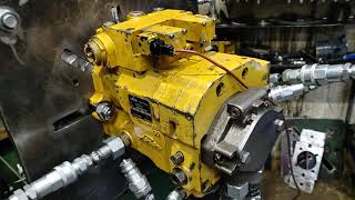 ГТС Испытания на стенде гидронасоса Linde/ Testing hydraulic pumps Linde 094434