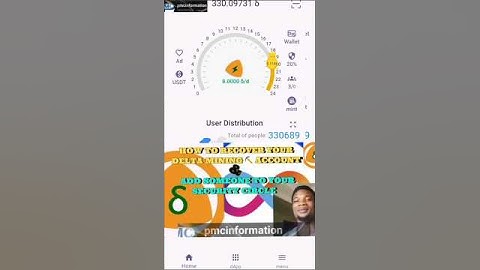 How To Recover Your Delta Mining ⛏️ Account & Add Someone To Your Security Circle