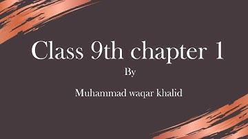 Exercise 1.2 Chapter 1 class 9th || Official Video by Muhammad Waqar Khalid