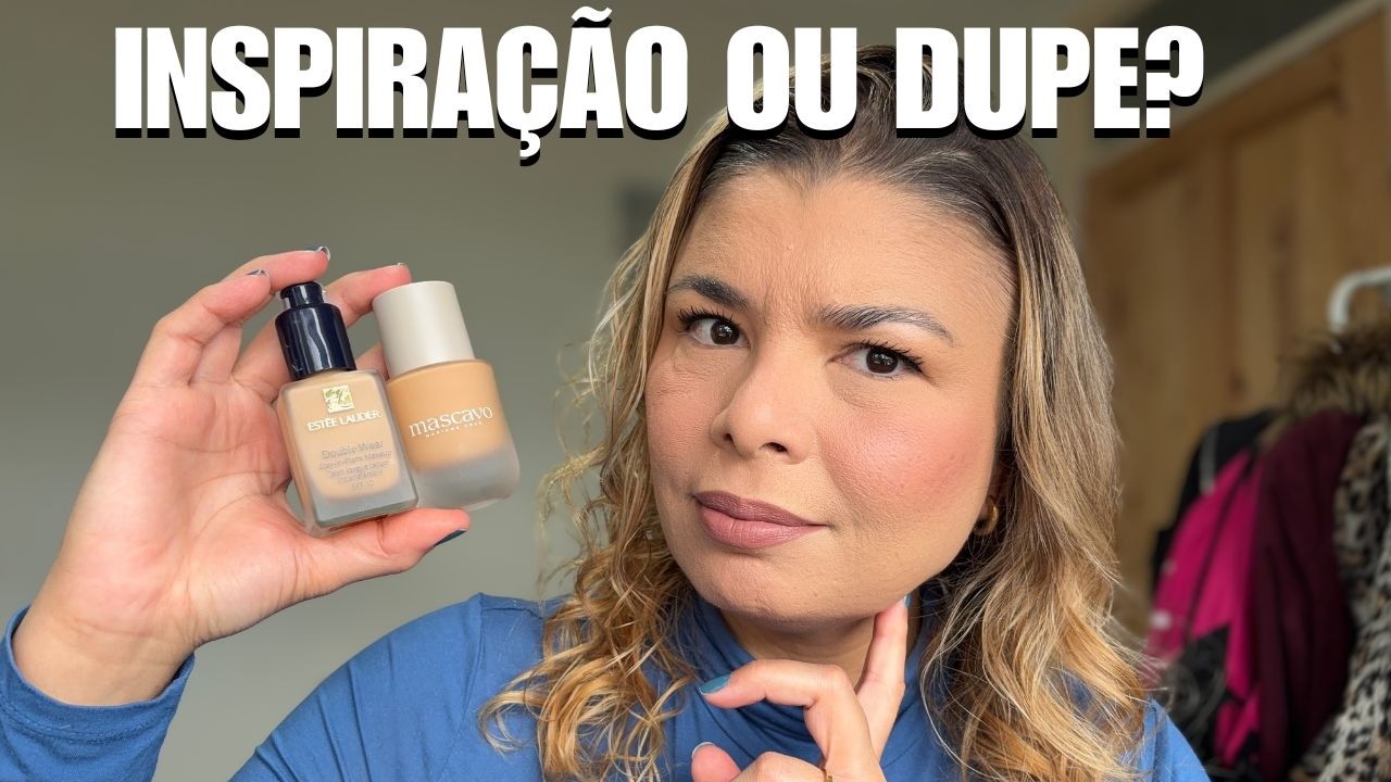 Teste comparativo das bases Mascavo e Estée Lauder | Mais de 7 horas de uso!