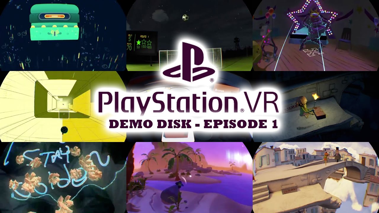 PLAYSTATION VR DEMO DISK PS4 E01 Headmaster & More YouTube