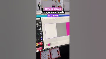 How to create Instagram carousel in Canva ✏️ #contentcreator #canvatutorial #instagramcarousel ￼