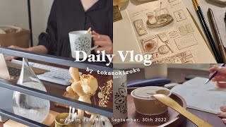 How to put myself first🍂☕️｜drawing, wish list, Japanese meal, home alone🗒my favorite daily life