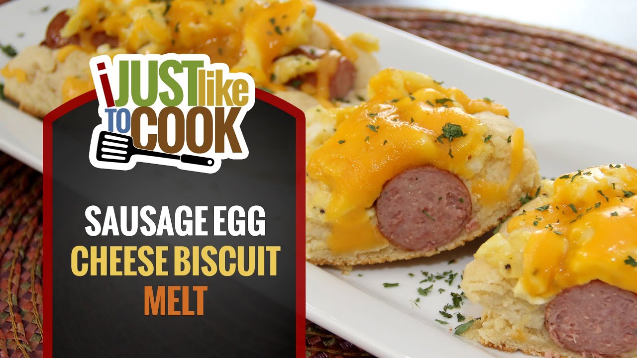 Sausage Link Egg & Cheese Biscuit Melts Recipe YouTube