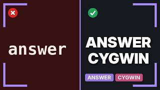 Cygwin tmux: failed to connect to server: No error (4 Solutions!!)