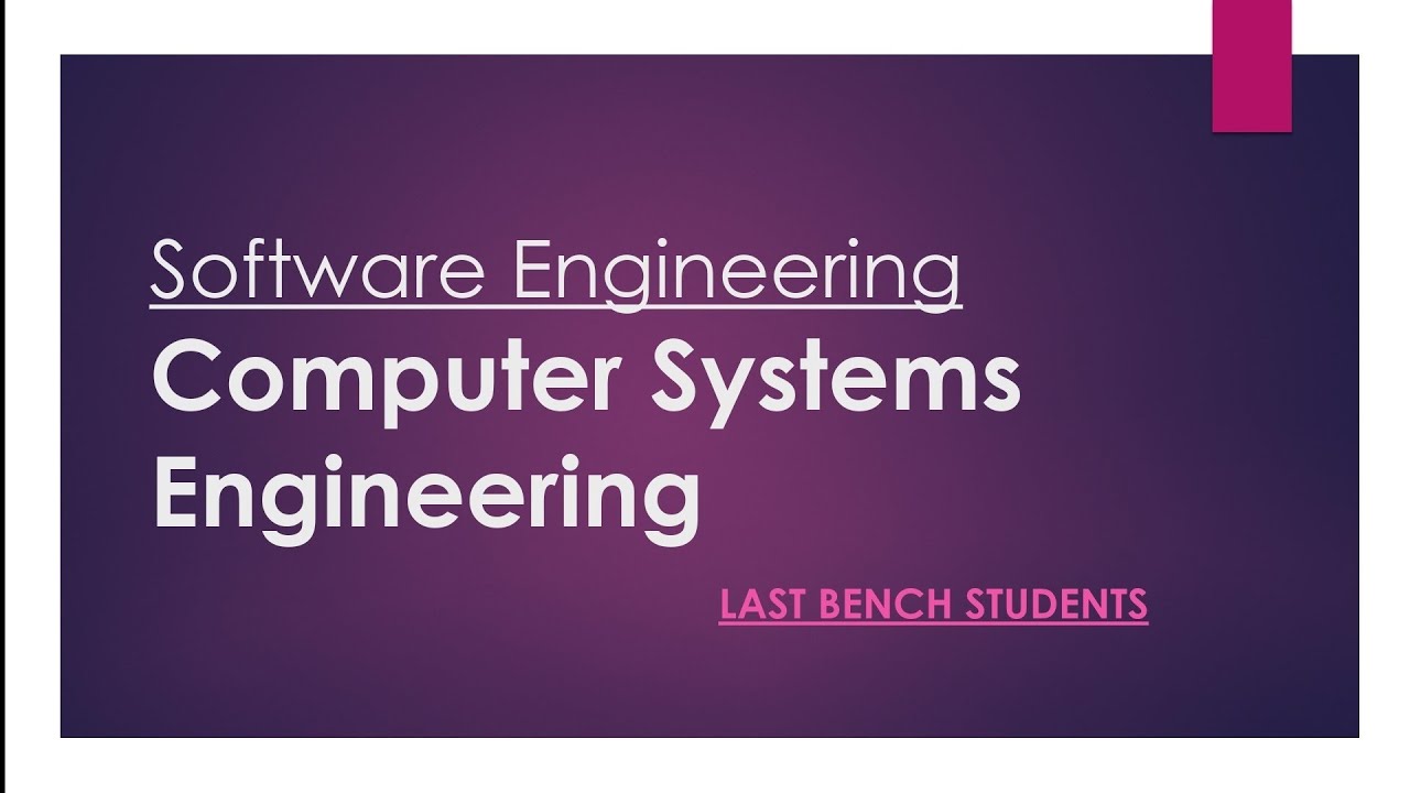 Computer Systems Engineering | More useful content in description👇| 