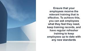 Why do we need training in Health and Safety