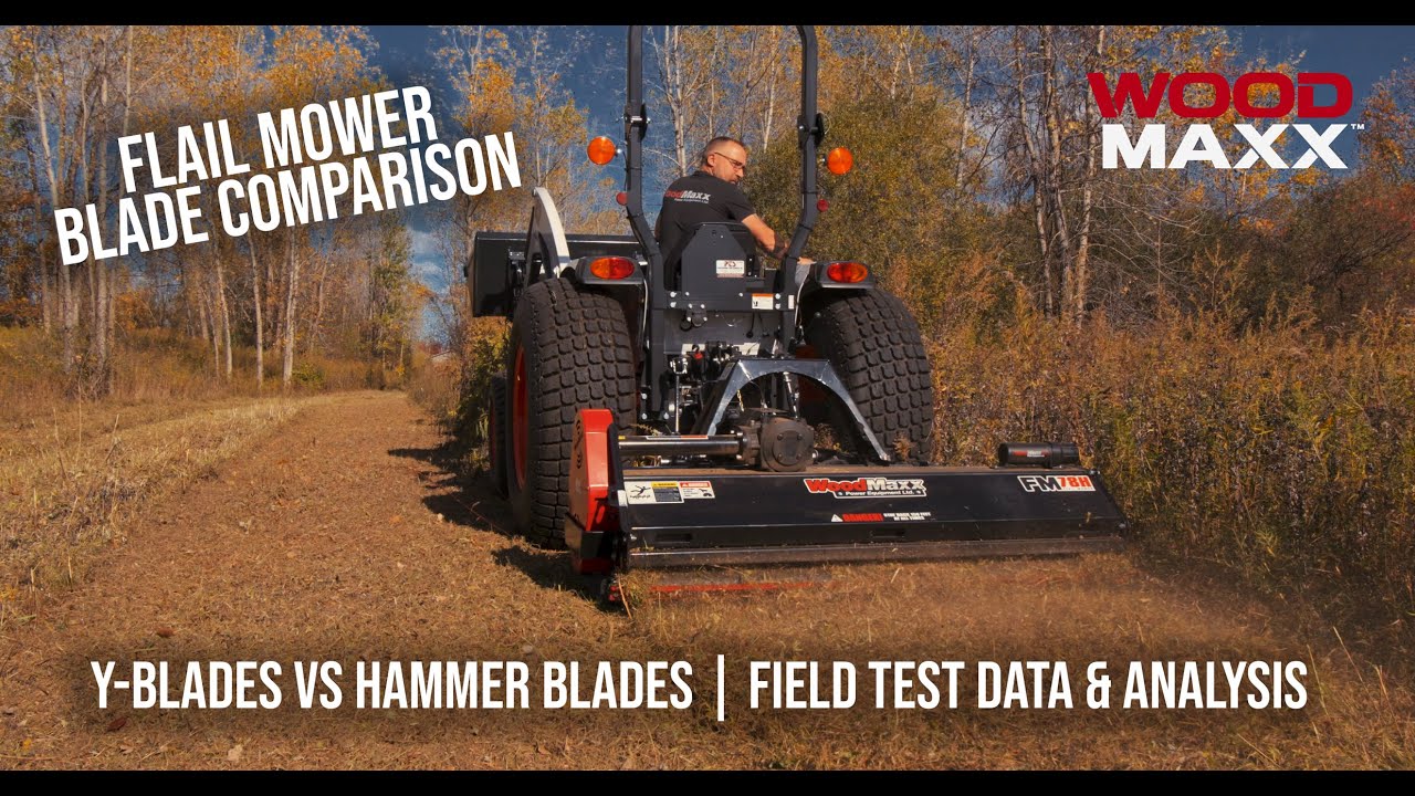 Hammer vs Y-Blades | WoodMaxx FM Series Flail Mower Blade Comparison