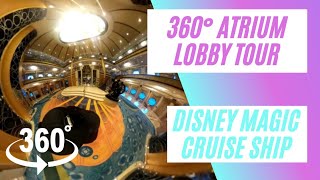 Disney Magic Cruise Atrium Lobby 360° Tour | Disney Magic Cruise Line | Gopro Max 360° | #magicatsea