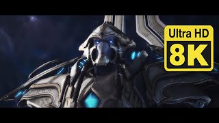 StarCraft 2 Legacy of the Void Trailer 8k Remastered with Machine Learning AI
