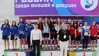 Первенство России по плаванию 2024 эстафета 4×200 вольный стиль девушки