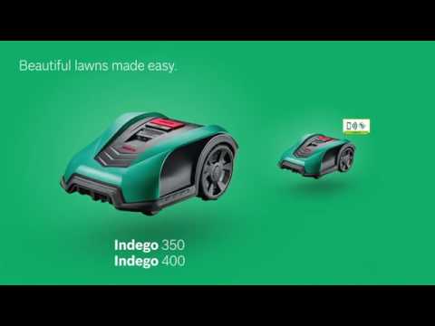 The NEW Bosch Robotic Lawnmower -  Indego 400 Connect