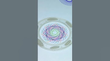 Fun 😂 How Many Colors I Used??  #satisfying #asmr #spirograph #shorts