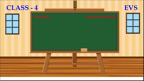 CLASS-IV || EVS || SUMMARY OF CHAPTER-1 || FAMILY AND RELATIONS