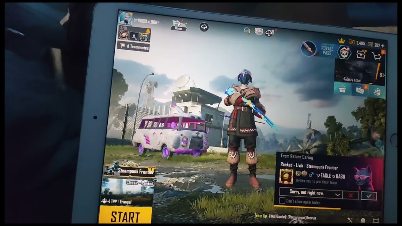 UPDATE GRAPHICS PUBG MOBILE 2025 .IPAD PRO 10.5