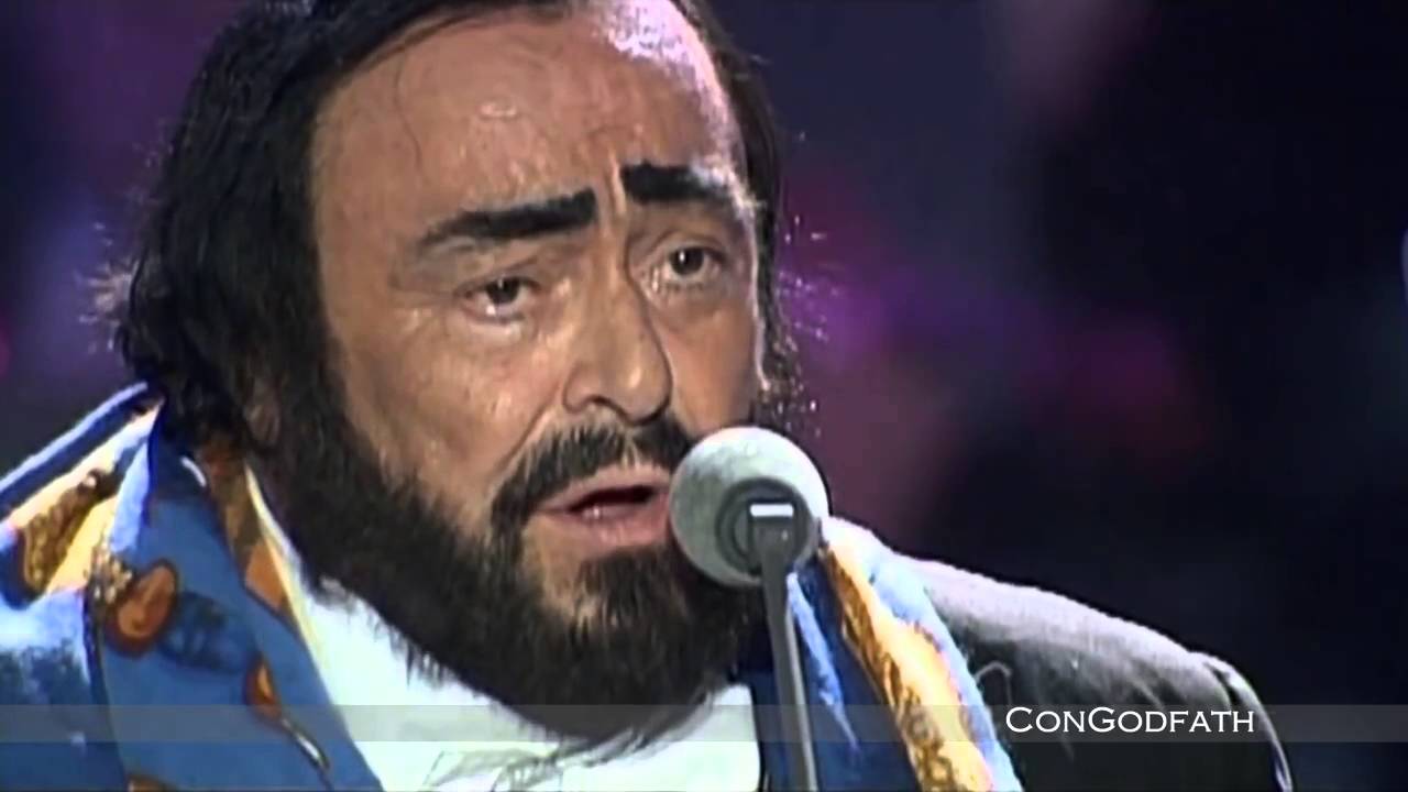 Luciano Pavarotti James Brown Its a mans world - YouTube