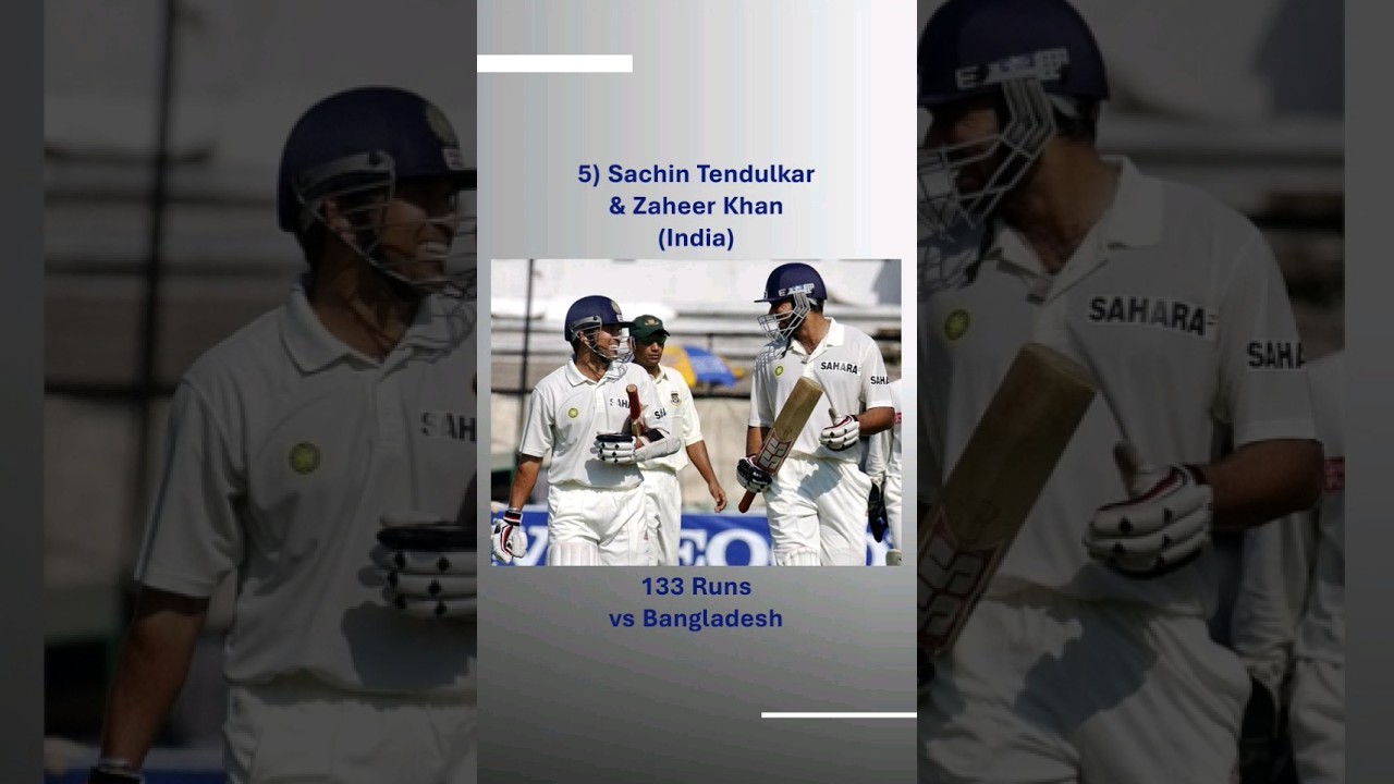 Highest 10th Wicket partnerships in Test 