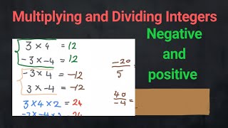 Negative Numbers Made Easy | Multiplying & Dividing Integers