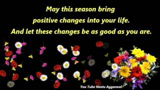 Welcome Spring Season Blessings,Quotes,Greetings,Wishes,Sms,E-card,Animated Whatsapp Video