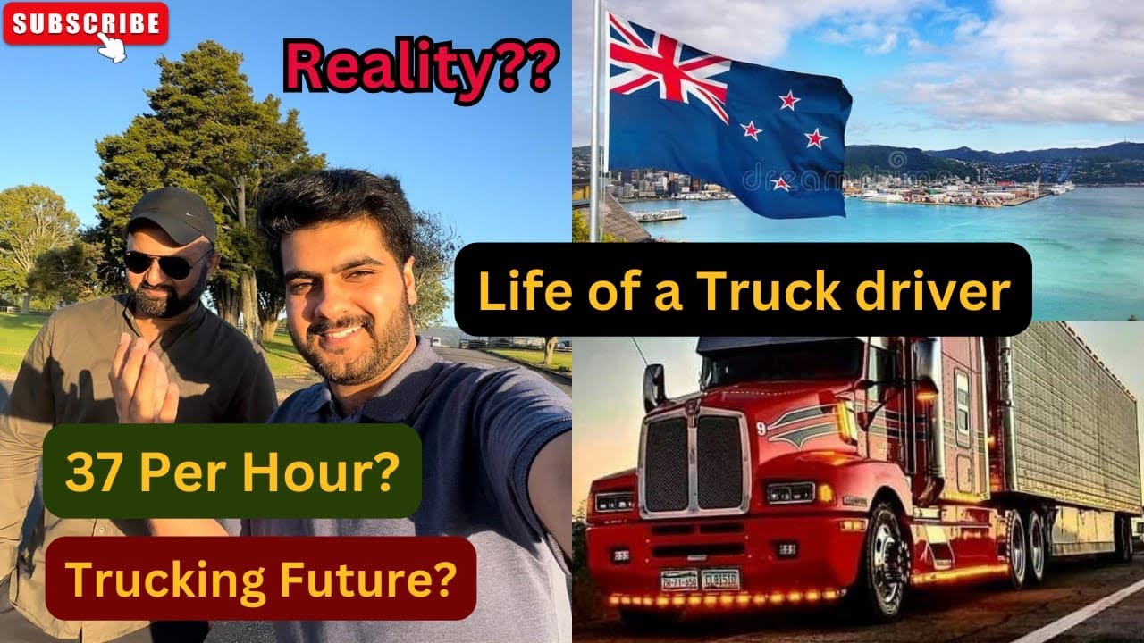 Trucking in Newzealand | Truck driver income in Newzealand 🇳🇿