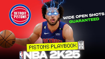 Want Sure Open Shots? Do This... Pistons Playbook NBA 2K25