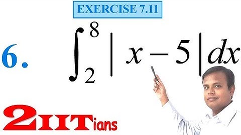 Integrals Class 12 Maths NCERT | Exercise 7.11 Q 6 | IIT JEE